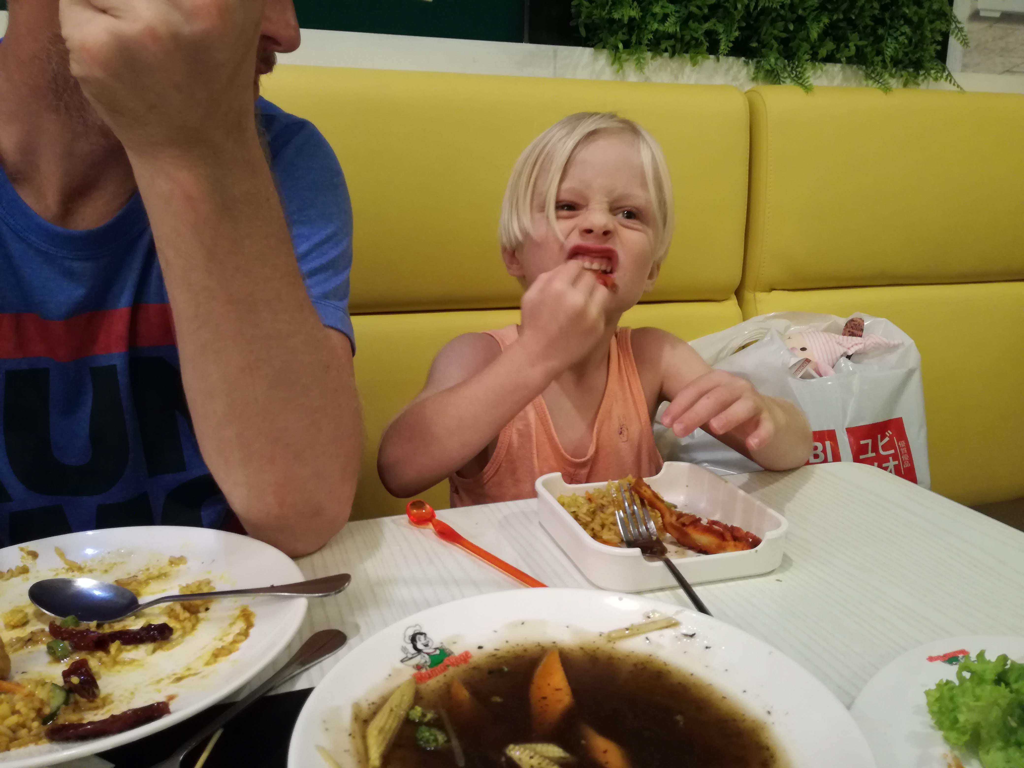 Dinner time in Gurney Mall